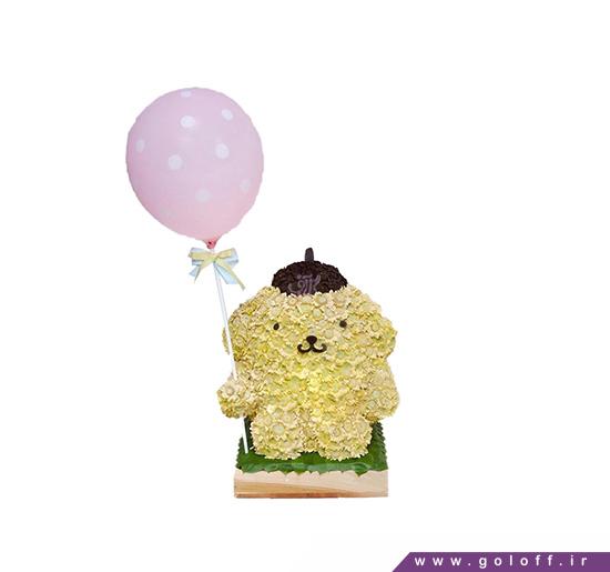 هدیه برای زایمان - گل تولد نوزاد آقای فندوق - Flower Toy | گل آف